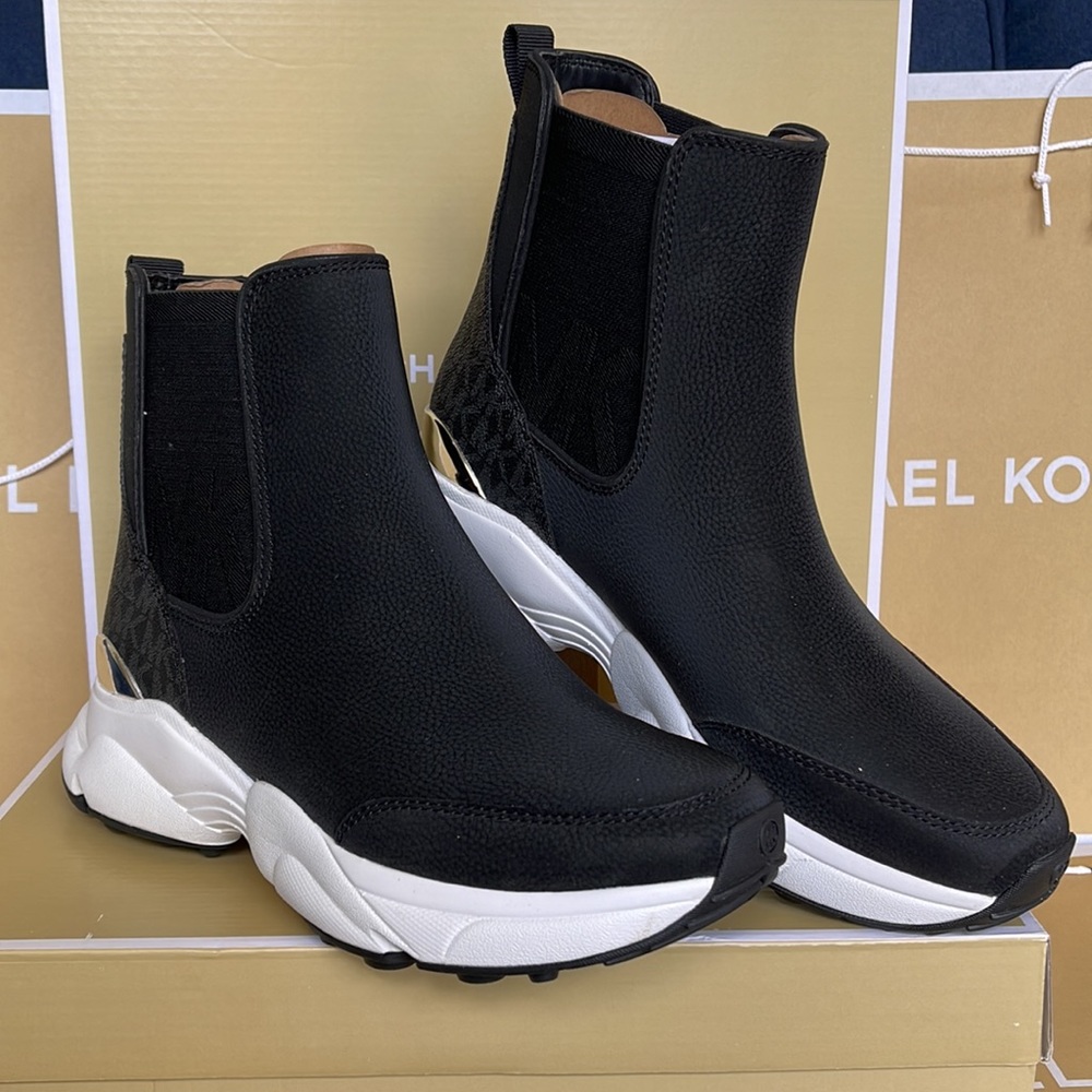 Michael Kors Katrina Bootie Tumbled Leather 49R2KAFE5L - Picture 6 of 16